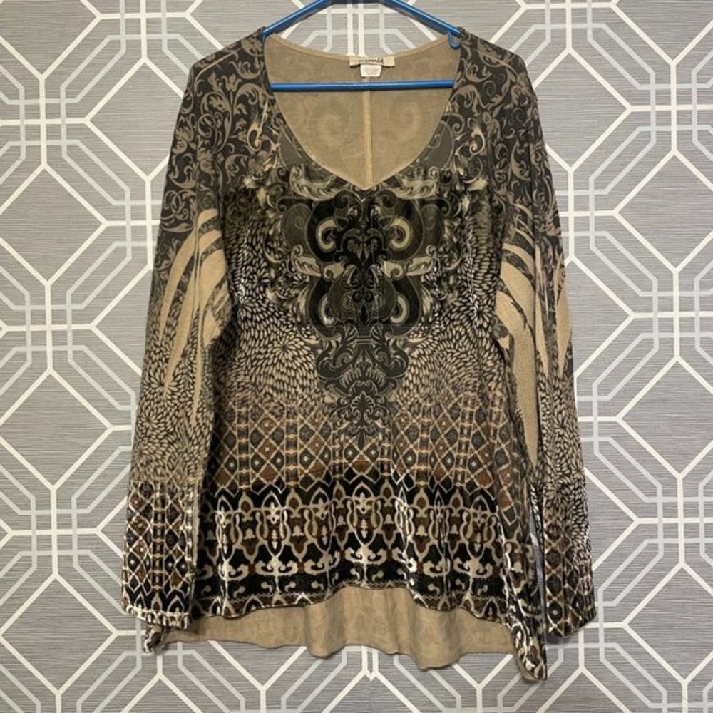 💥3 FOR $13!💥 Women's One World Top | Size 22/24 | Super Soft Velour Outer Feel